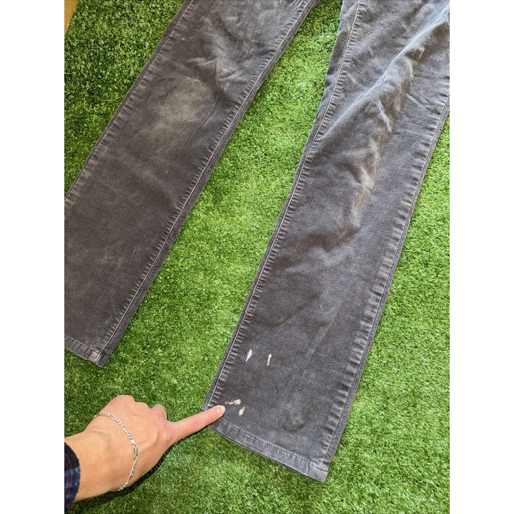 Patagonia Womens Sz 27 Tapered Leg Slate Gray Corduroy Outdoor Hiking Pants - Picture 4 of 6